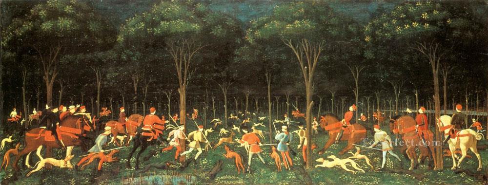 The Hunt In The Forest early Renaissance Paolo Uccello Oil Paintings